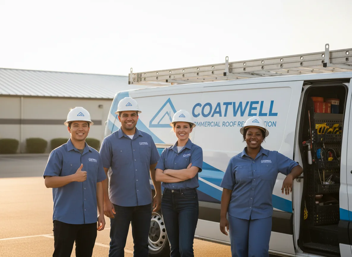 Commercial roof coating company in Portland, TX